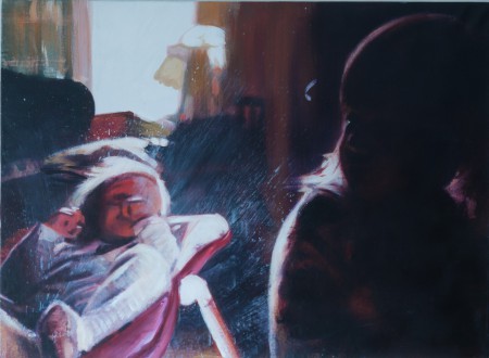 Napsütés a szobában 110x150cm olaj vászon